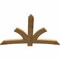 Ekena Millwork Davenport Rough Sawn Timber Gable Bracket, Western Red Cedar, 72"W x 48"H x 2"D x 6"F, 16/12 Pitch GBW072X48X0206DAV00RWR - alternate 3